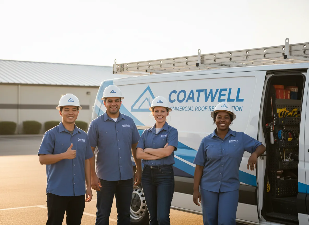 Commercial roof coating company in Edison, CA